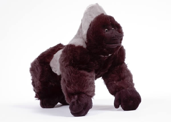 silverback gorilla cuddly toy
